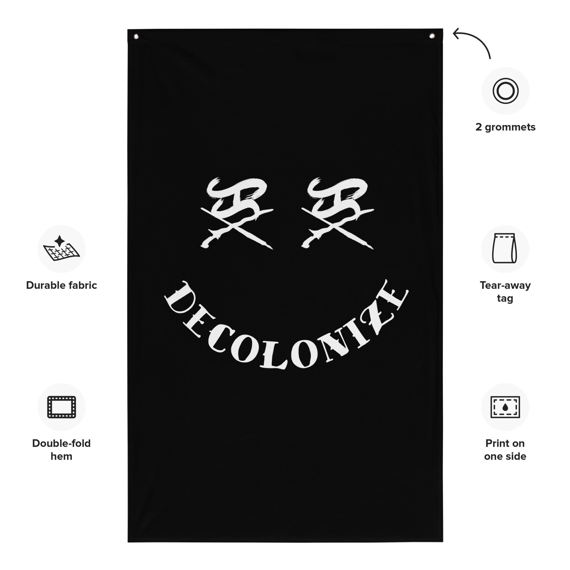 Decolonize smile flag